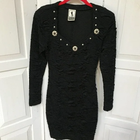 Workshop Clothing Goth Style Embellished Dress - Picture 2 of 15